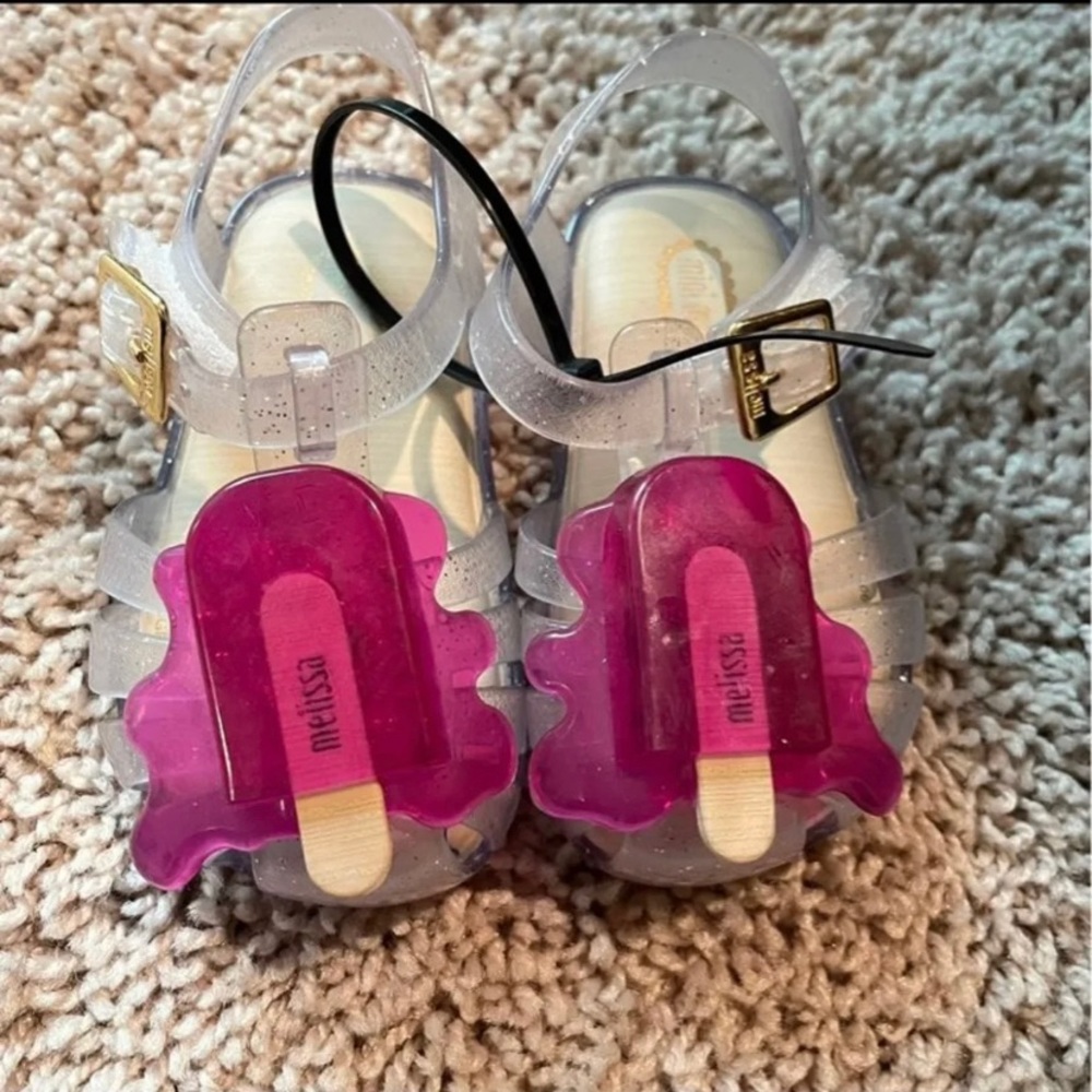 Mini Melissa popsicle sandals size 5